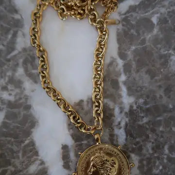 Gold Coin Necklace