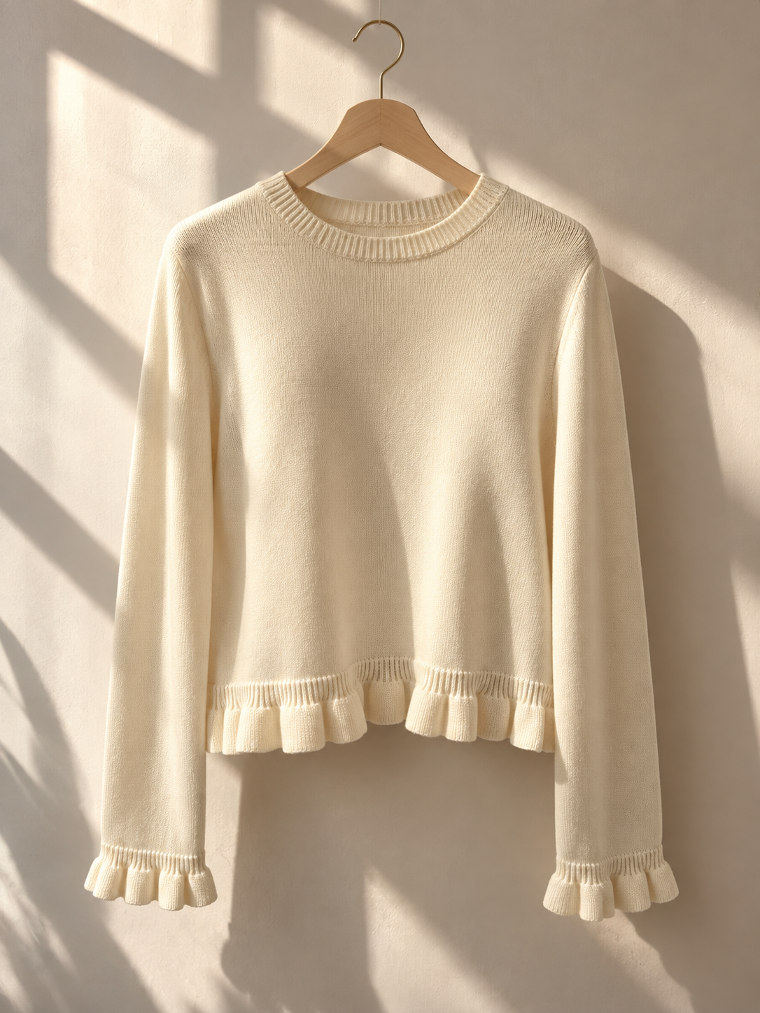 LS Ruffle Sweater