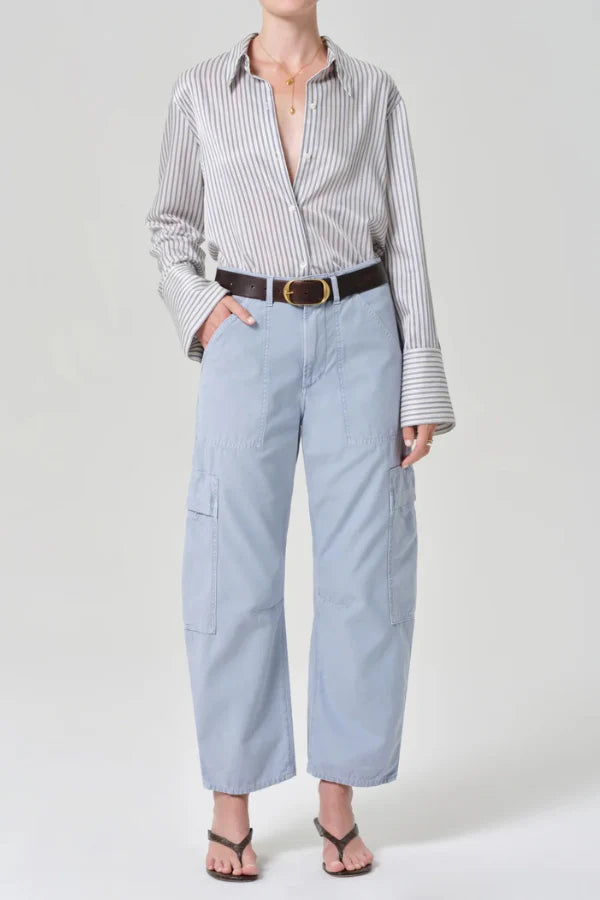 Marcelle Low Slung Cargo Sateen