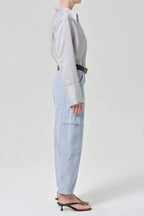Marcelle Low Slung Cargo Sateen