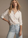 Heart Button Down