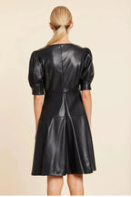 Vegan Leather S/S Dress