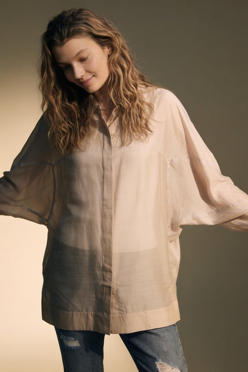 Shiny Satin Shirt