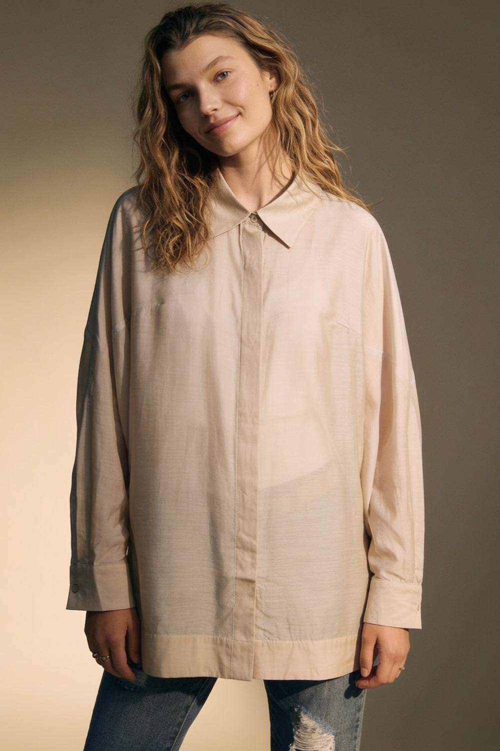 Shiny Satin Shirt